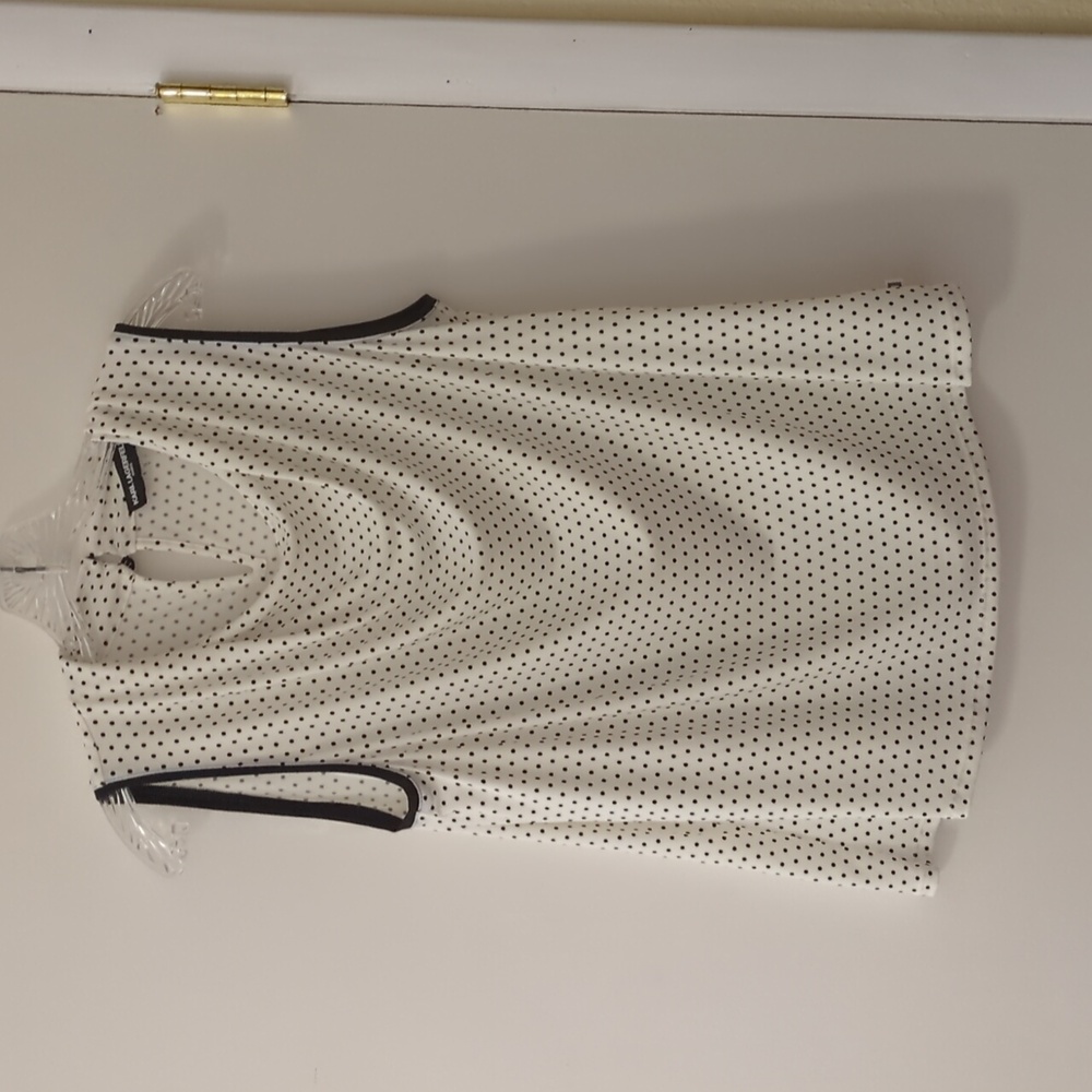 Karl Lagerfeld sleeveless polka dot top